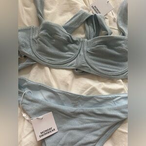 Monday Swimwear Light Blue Bikini Set